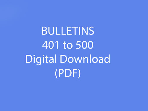 Bulletins 401-500 as Downloadable file