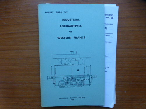 Pocketbook WF Industrial Locomotives of Western France - Used
