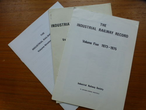 Industrial Railway Record Indices Volumes 1 to 10