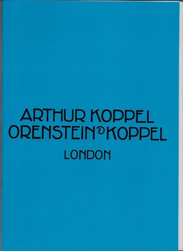 Arthur Koppel / Orenstein Koppel - English advertising catalogues