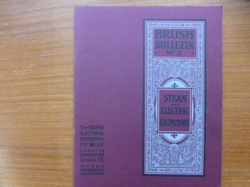 Brush Bulletin No.5 of 1904